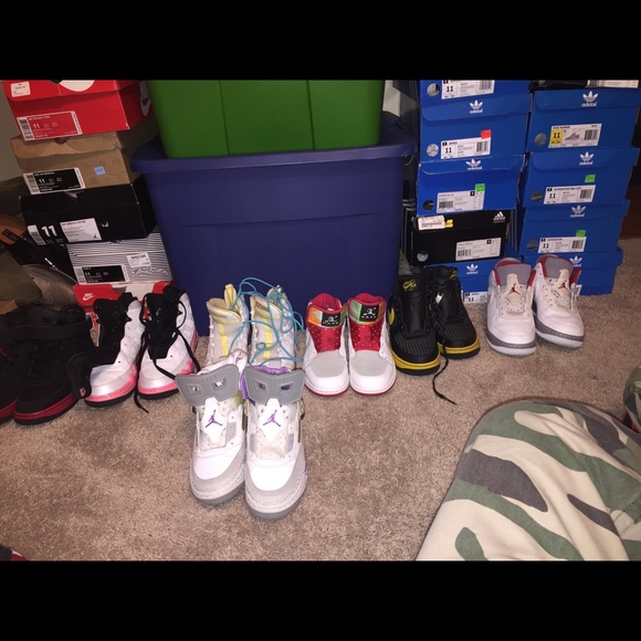 Nike’s Jordan’s and Fusions.